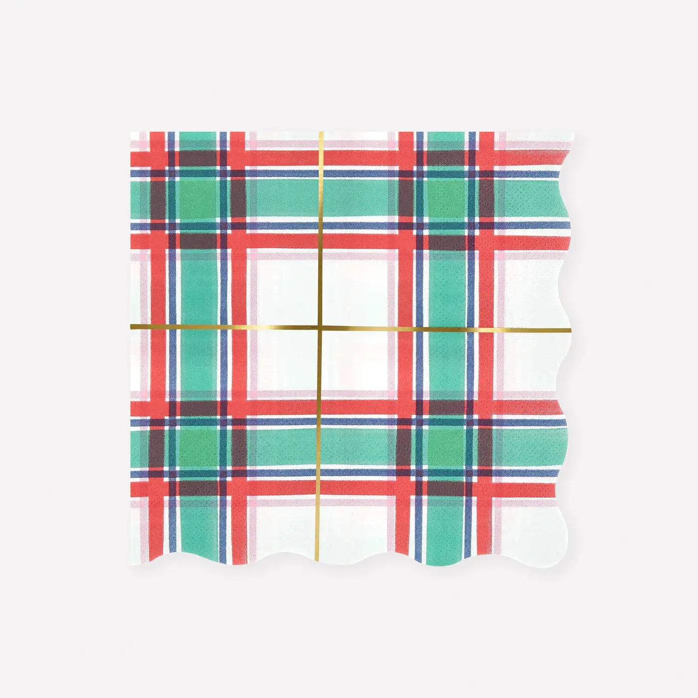 Tartan Large Napkins (x 16) Meri Meri