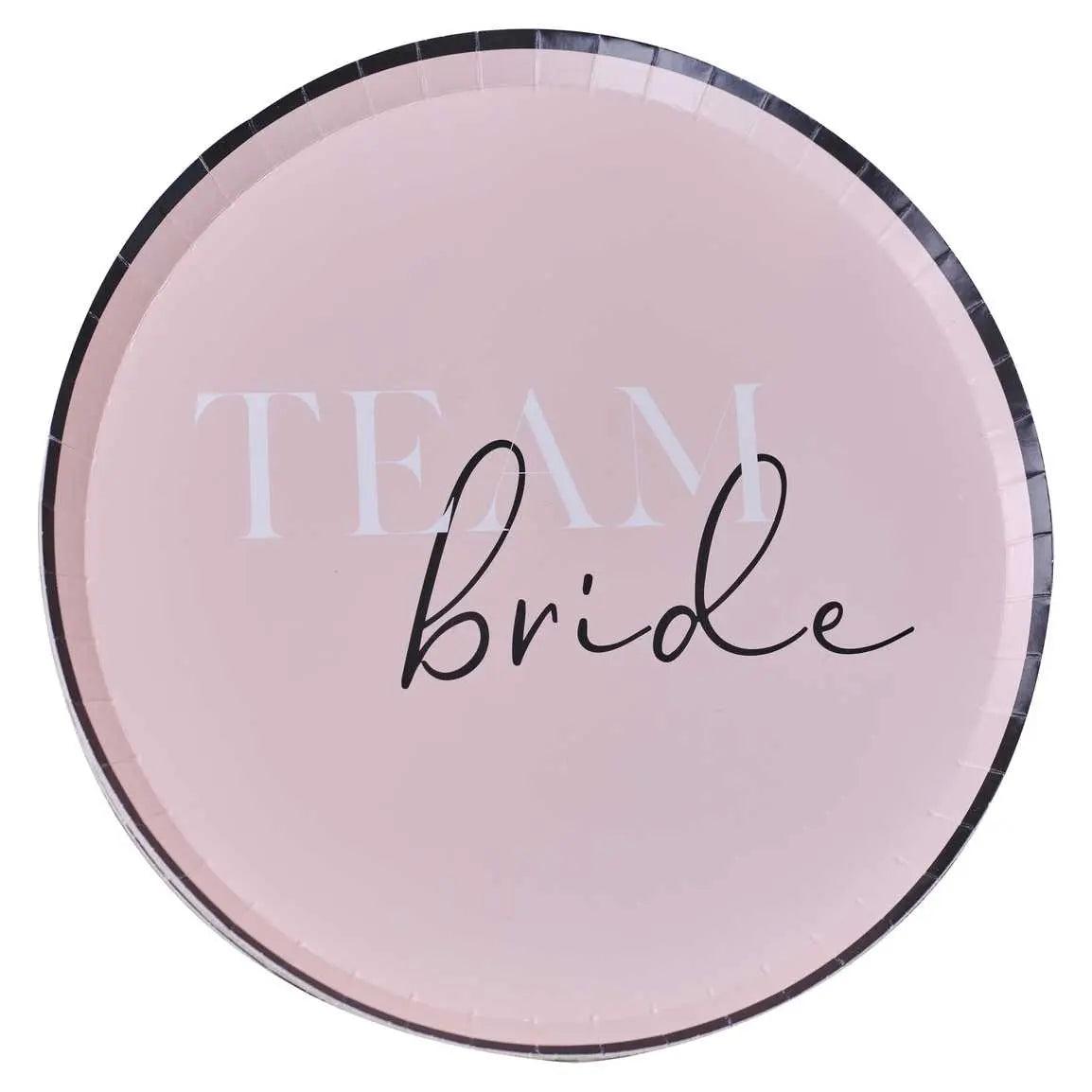 Team Bride Hen Party Paper Plates Ginger Ray