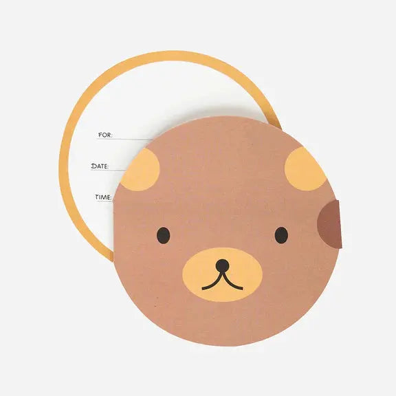 Teddy bear birthday invitation card (8) My Little Day