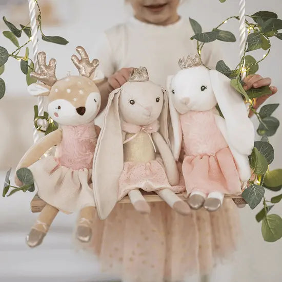 Teddykompaniet - Ballerinas, Rabbit Line Plush Animals Teddykompaniet