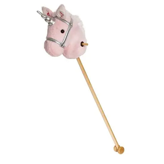 Teddykompaniet - Cane horse, pink unicorn, 100 cm Teddykompaniet