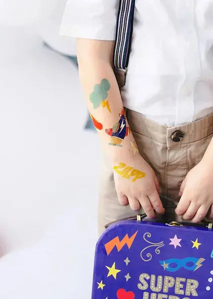 Temporary tattoos Airplanes Partydeco