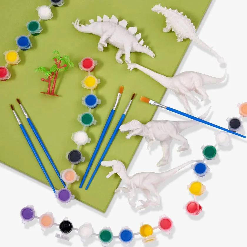 The Twiddlers - 15 pcs Paint Your Own Dinosaurs Kit, Includes Figurines The Twiddlers
