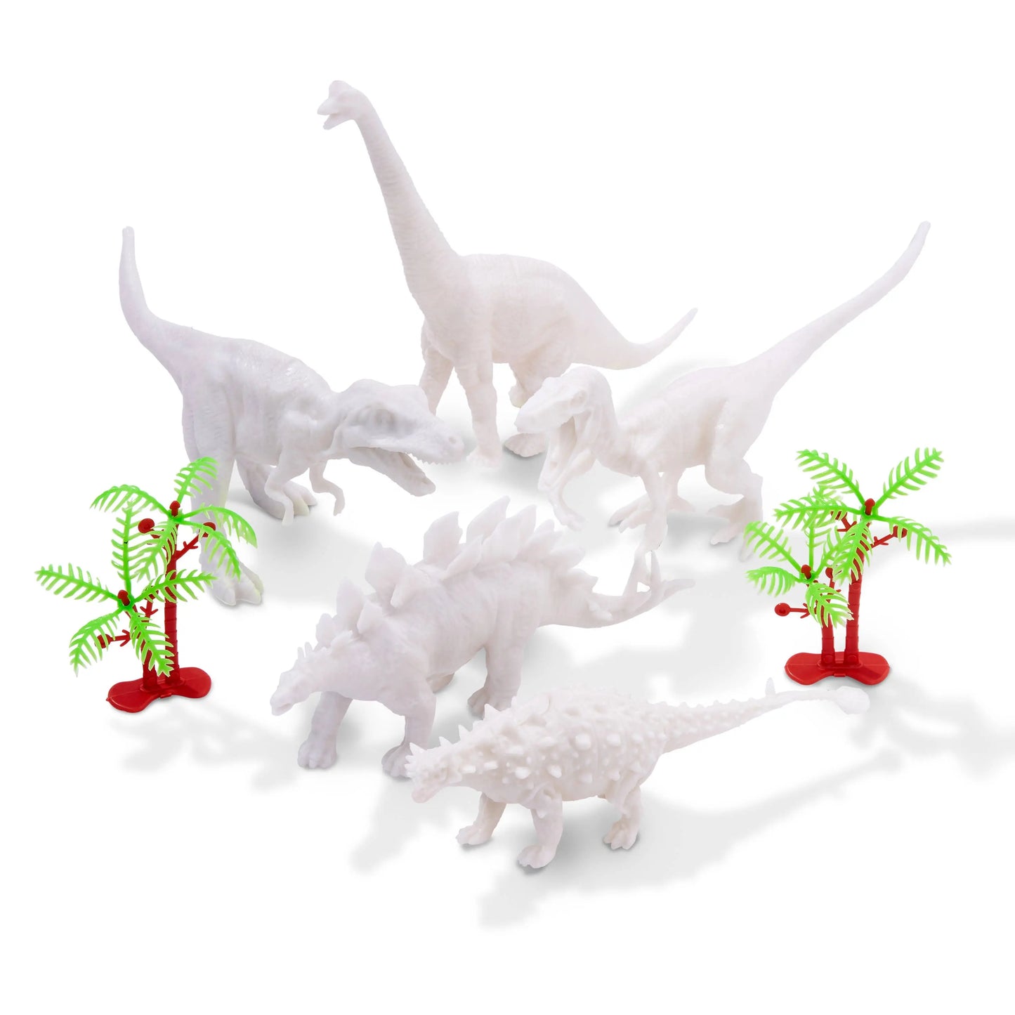 The Twiddlers - 15 pcs Paint Your Own Dinosaurs Kit, Includes Figurines The Twiddlers