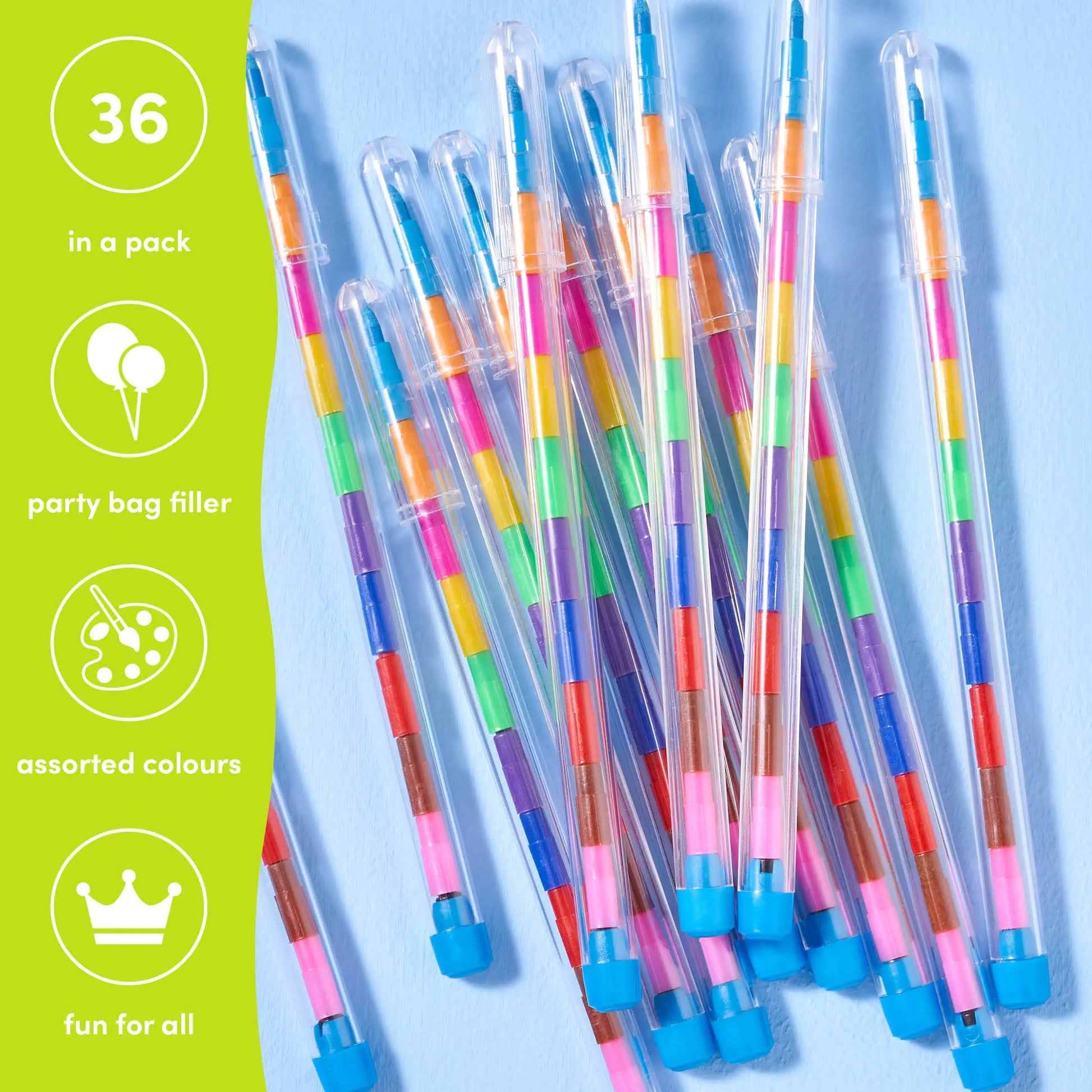 The Twiddlers - 36 Swappable Tip Colour Crayons The Twiddlers