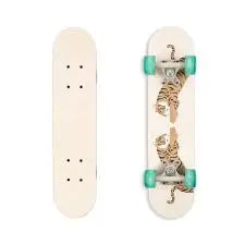 Tiger skateboard with light up wheels Konges Slojd