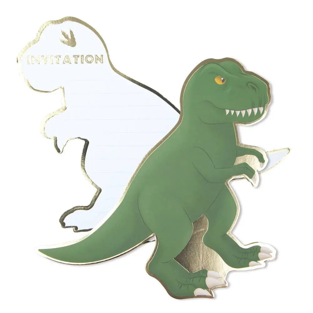 Tim&Puce Factory - SET OF 8 DINO INVITATIONS Tim&Puce Factory
