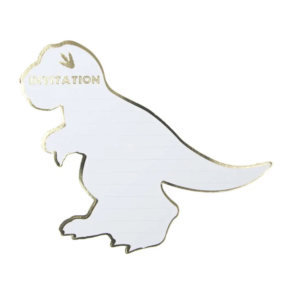 Tim&Puce Factory - SET OF 8 DINO INVITATIONS Tim&Puce Factory