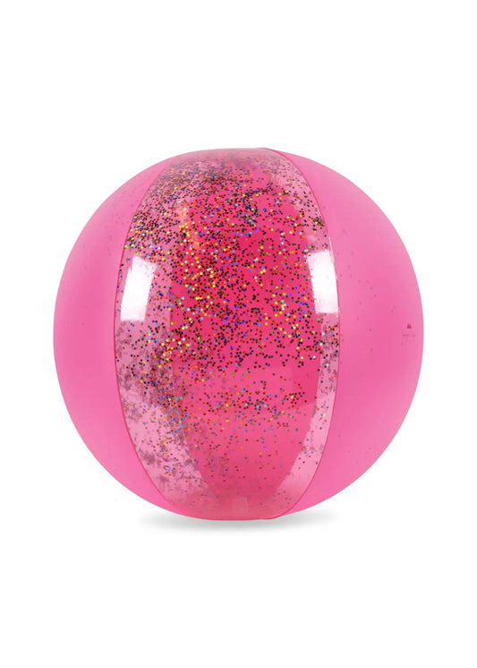 Transparent Beach Ball Large - Pink Konges Slojd