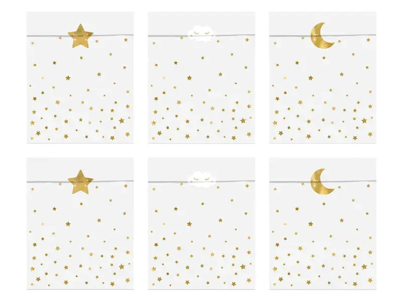 Treat bags Little Star, 13x14cm Hootyballoo by Club Green
