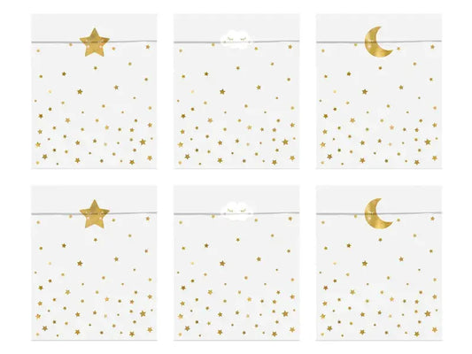 Treat bags Little Star, 13x14cm Hootyballoo by Club Green
