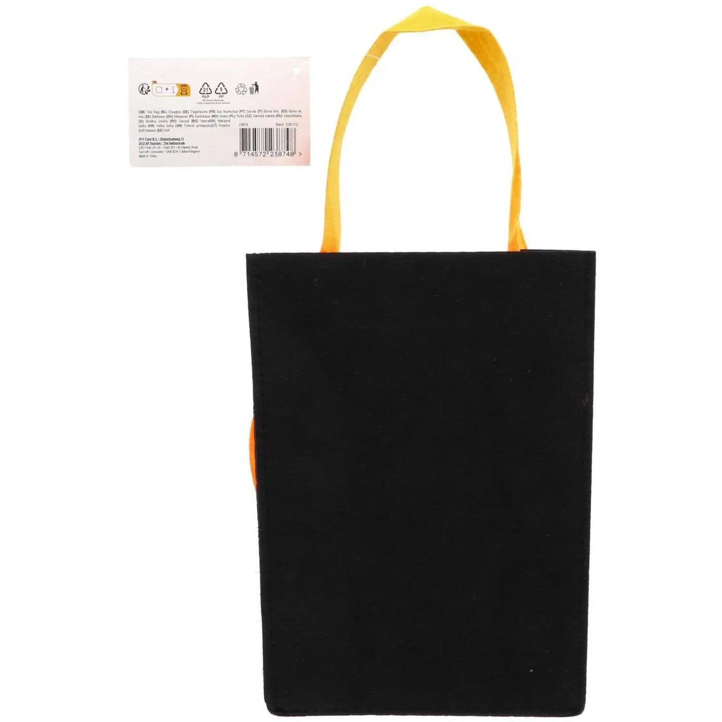 Trick or Treat Bag Felt Pumpkin - Halloween BoOo! Folat