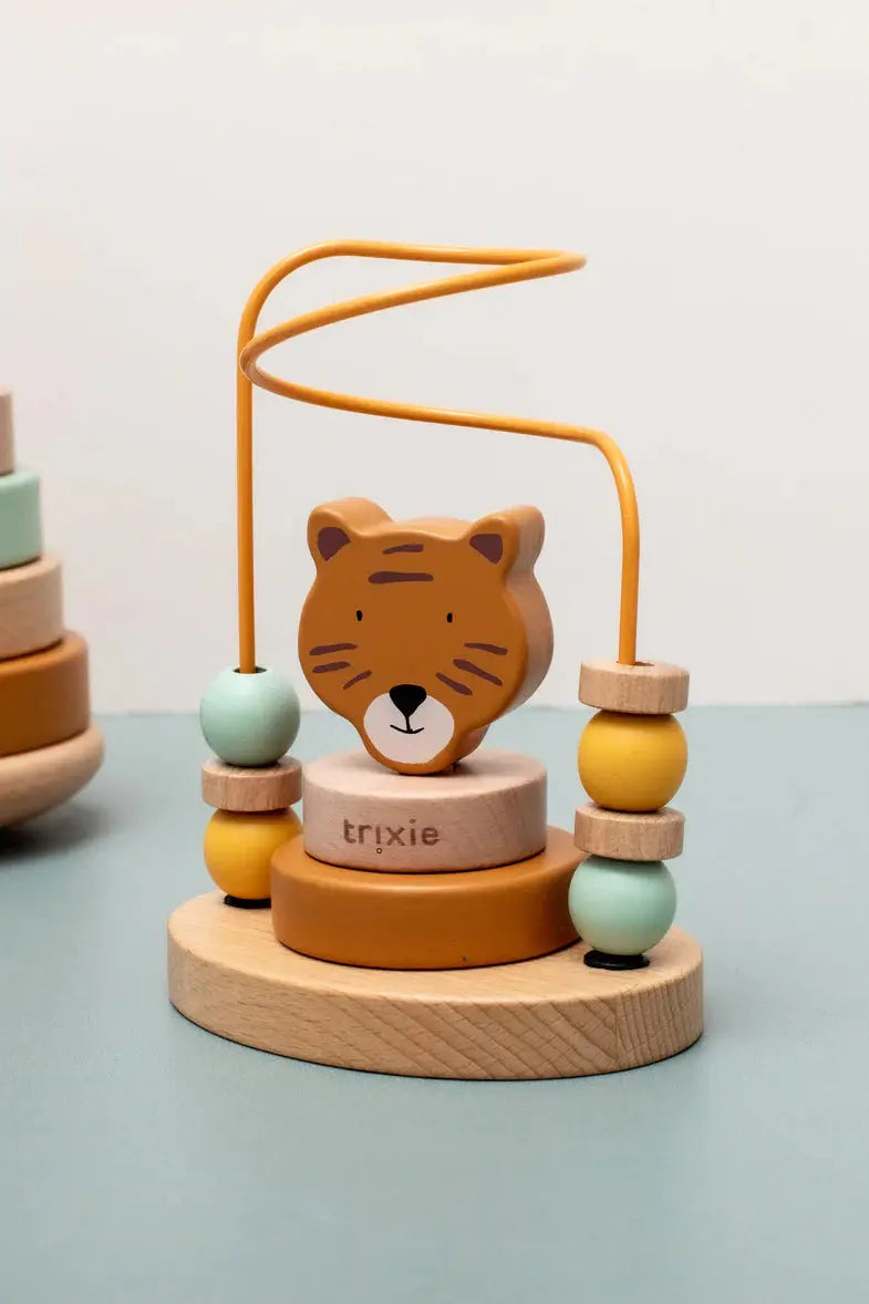 Trixie Wooden Game Track With Beads Mr. Tiger Trixie