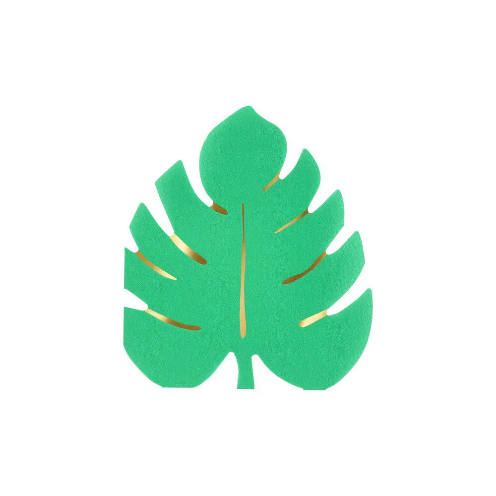 Tropical leaf napkins Meri Meri