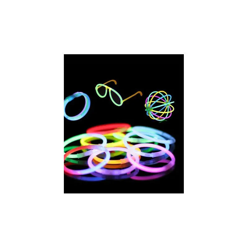 Tube 15 bracelets GLOW 5 mm x 200 mm Cotillons D Alsace