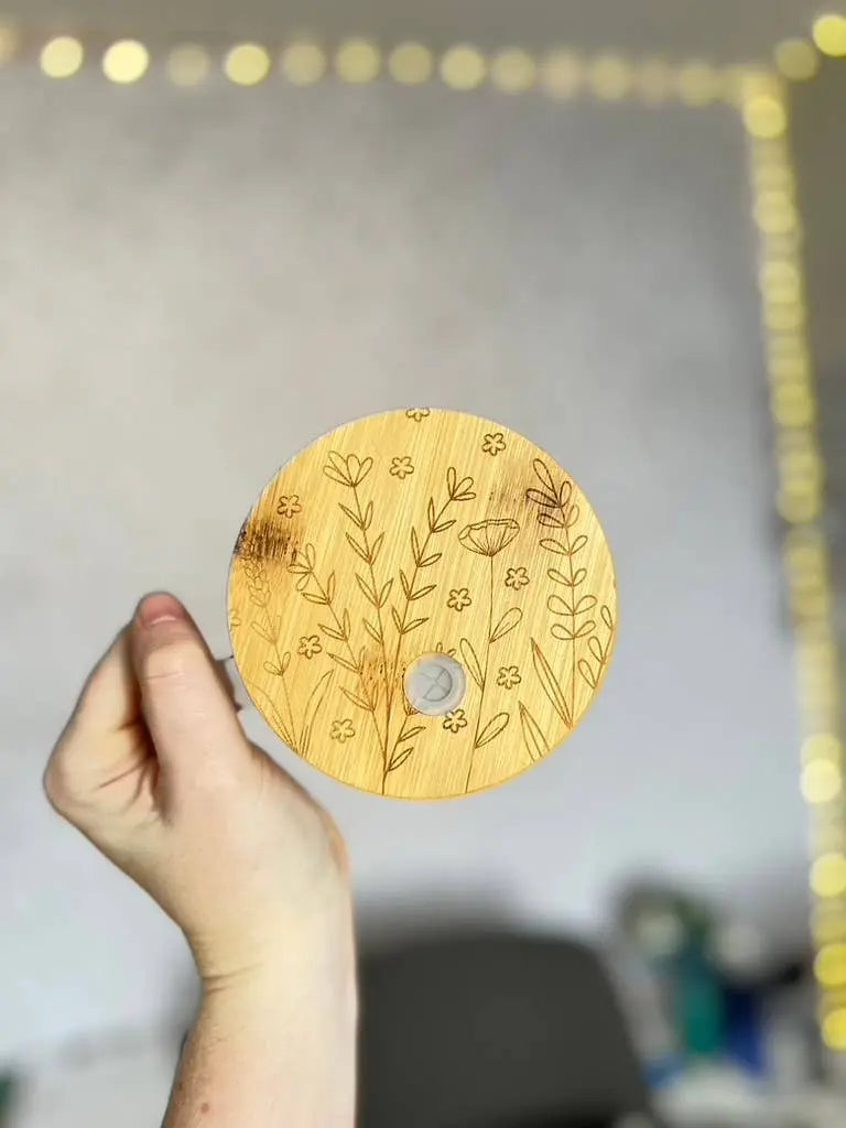 Tumbler with Bamboo Lid & Straw: Blank SKS Design Studio