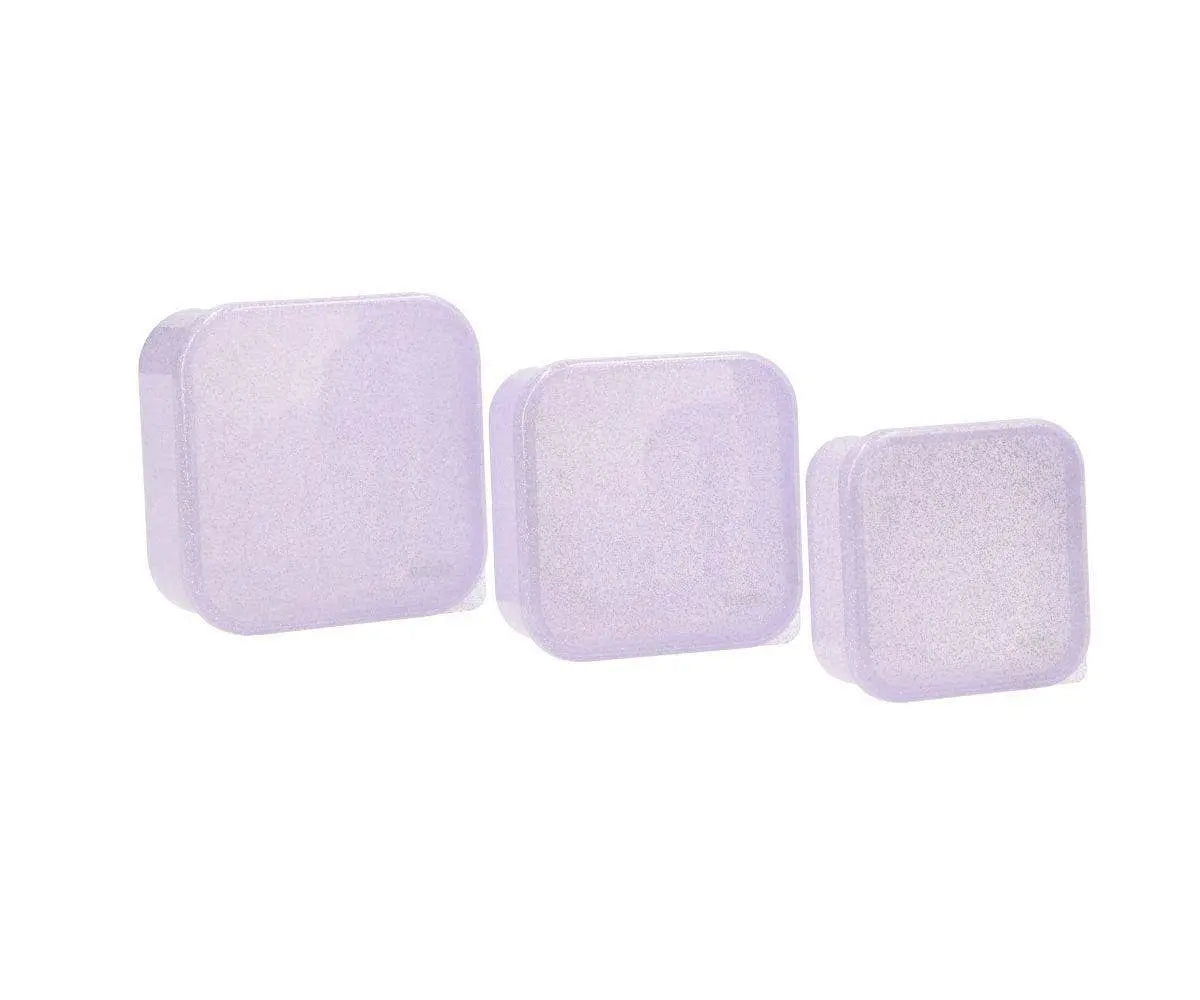 Tutete - 3 Lunch Boxes Glitter Lilac Tutete