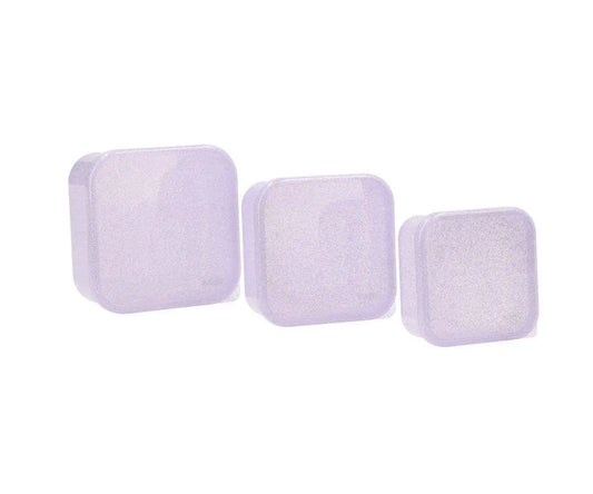 Tutete - 3 Lunch Boxes Glitter Lilac Tutete