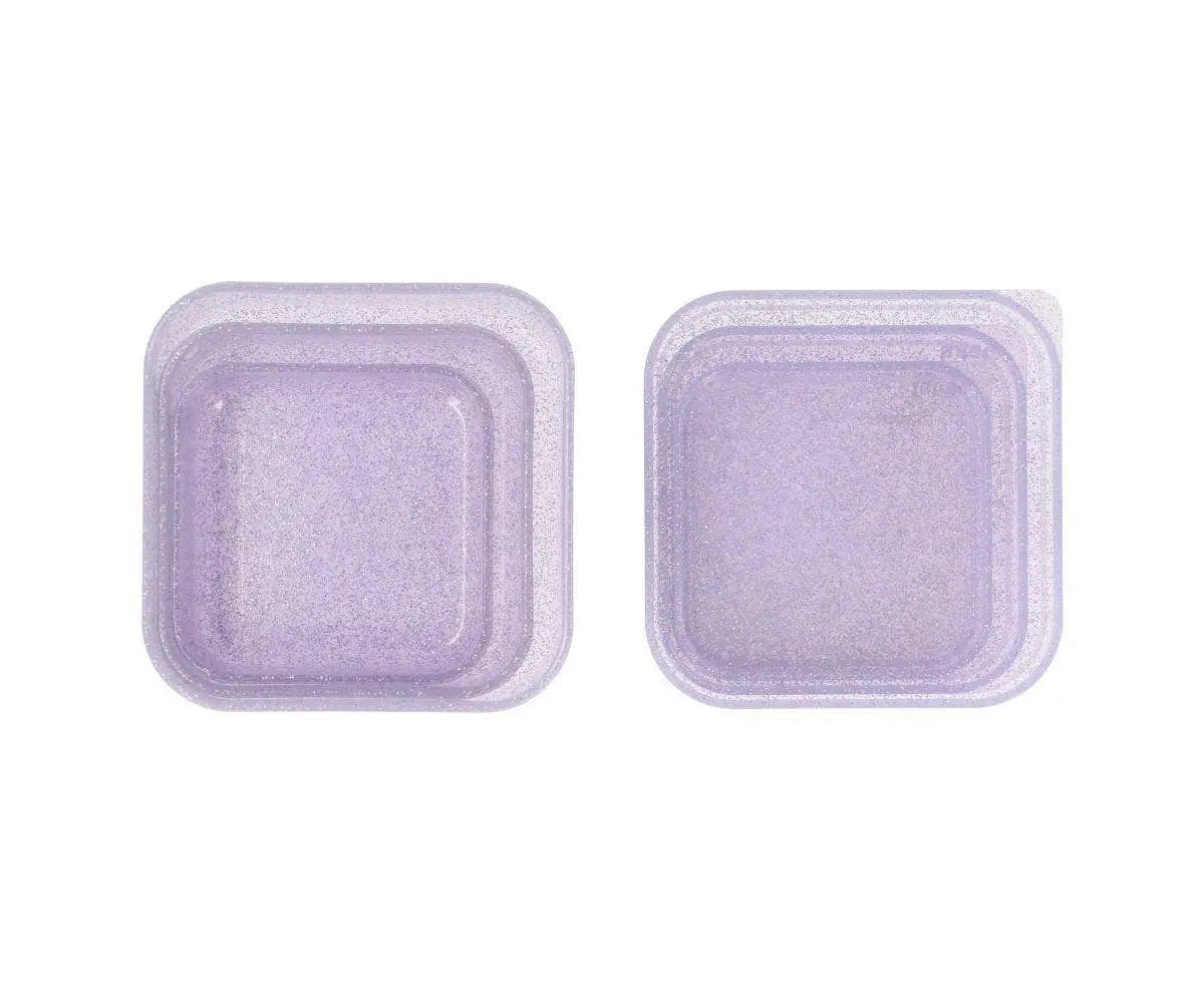 Tutete - 3 Lunch Boxes Glitter Lilac Tutete