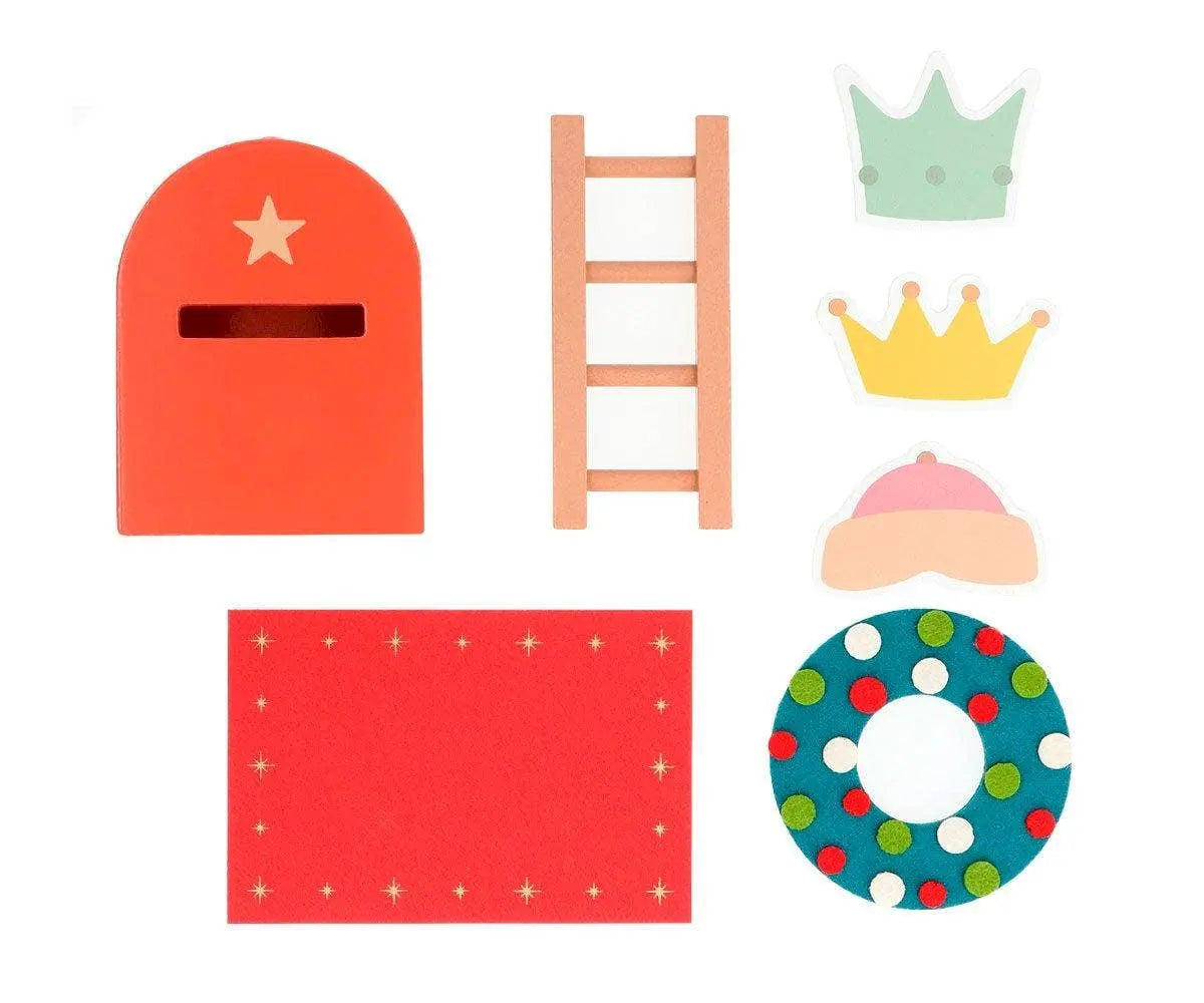 Tutete - Red Magic Christmas Door and Mailbox Tutete