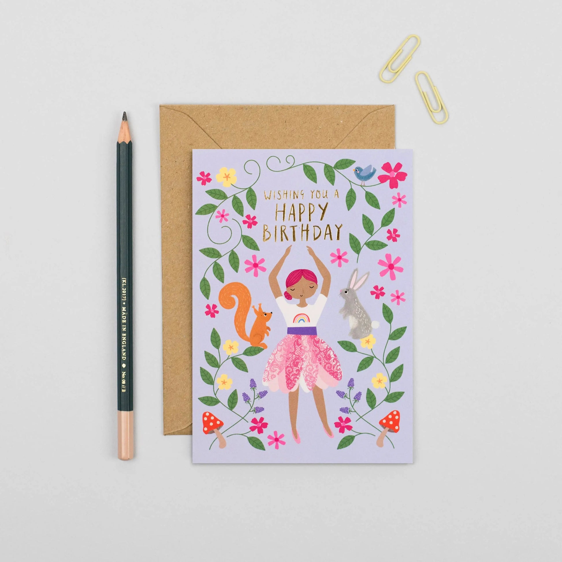 Twinkle Toes Kid's Birthday Card | Children's Birthday Card Mifkins