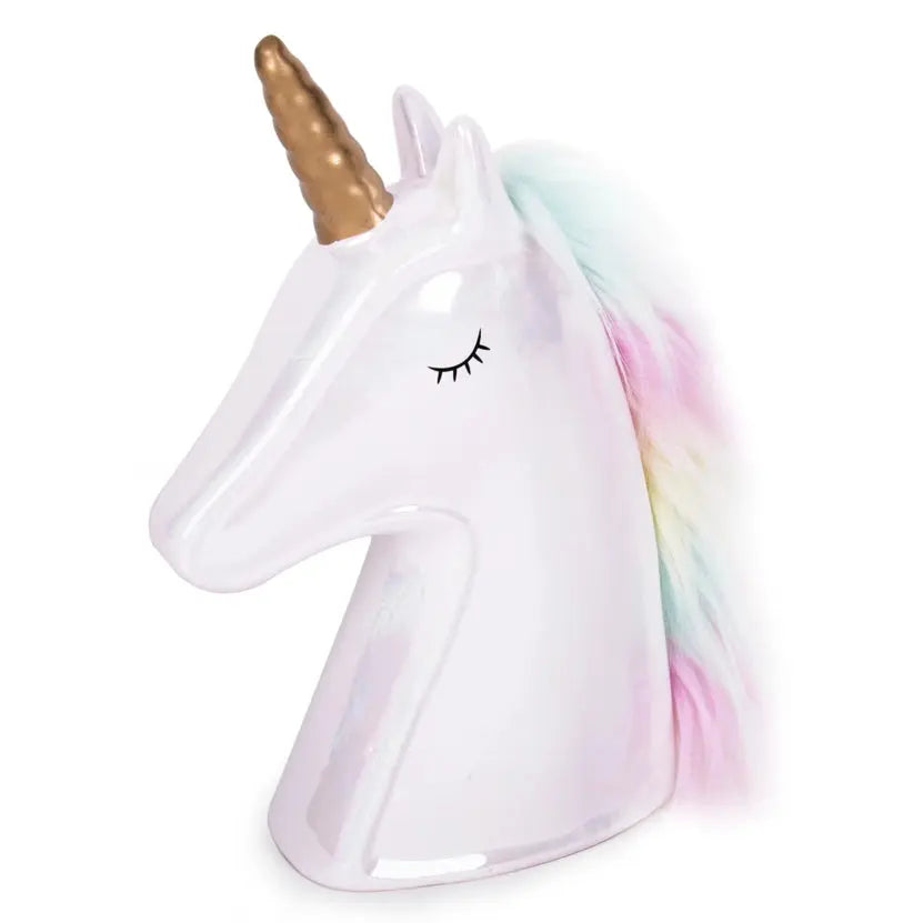 UNICORN COIN BANK COLOR HAIR HF HELIO FERRETI
