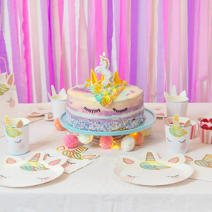 Unicorn Birthday Candle Talking Tables