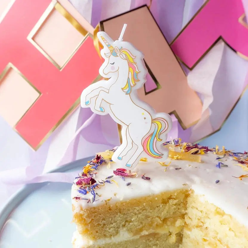 Unicorn Birthday Candle Talking Tables