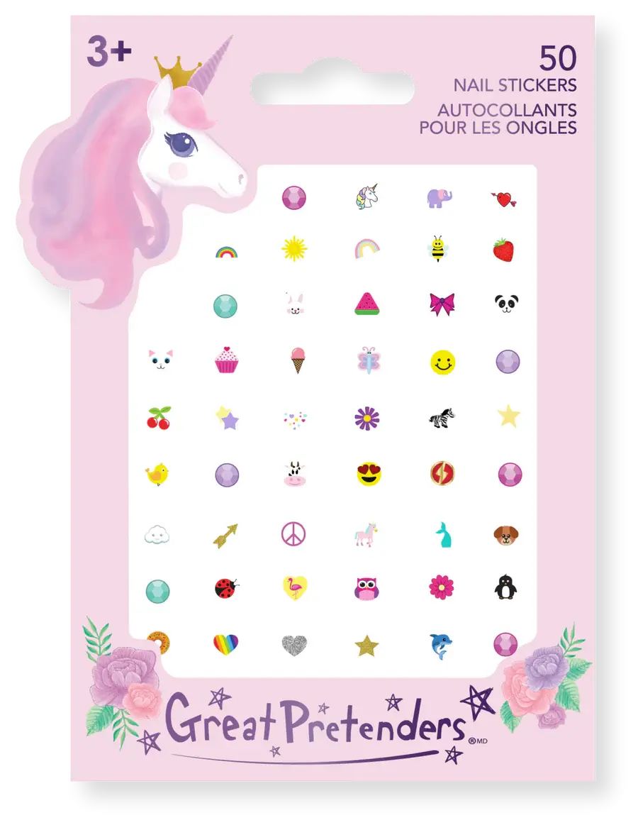 Unicorn Nail Stickers Great Pretenders