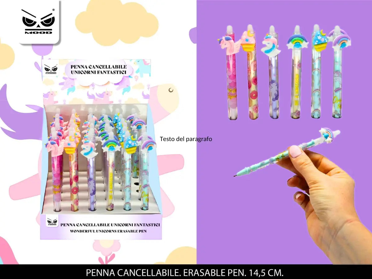 Unicorn erasable pen. Price per pen Mood