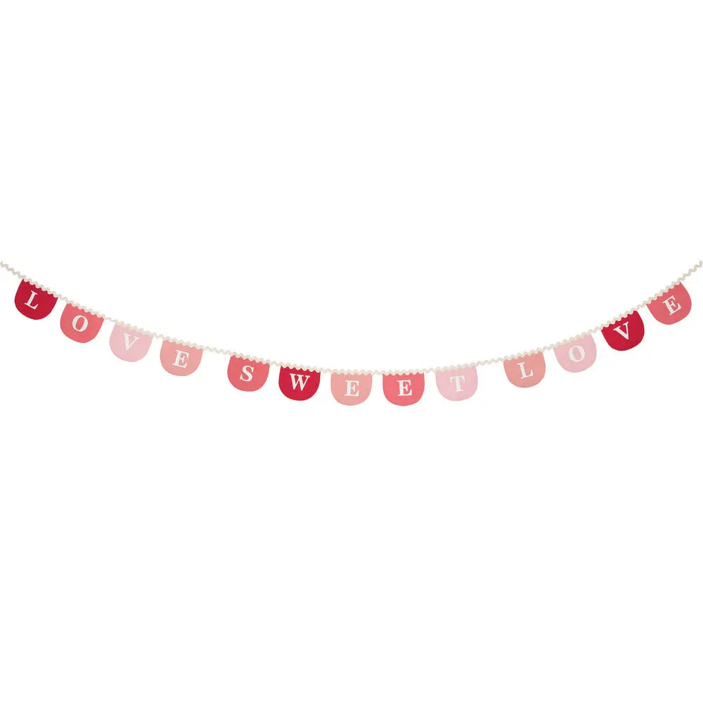Valentine’s fabric garland Meri Meri