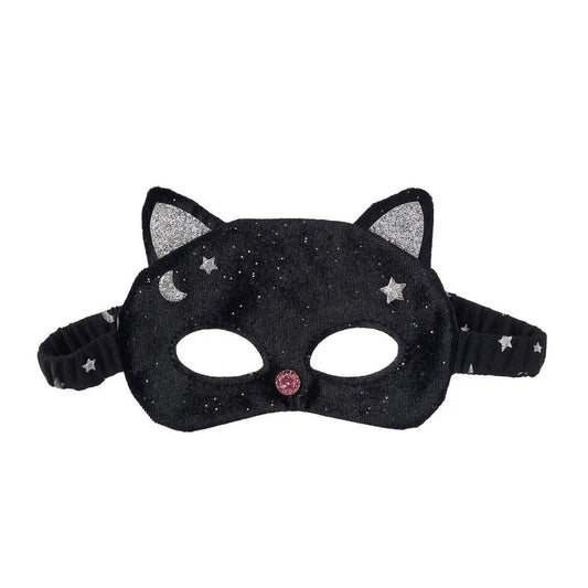 Velvet Black Cat Mask (3-10 Years) Rockahula