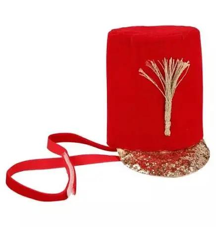 Velvet soldier hat Meri Meri