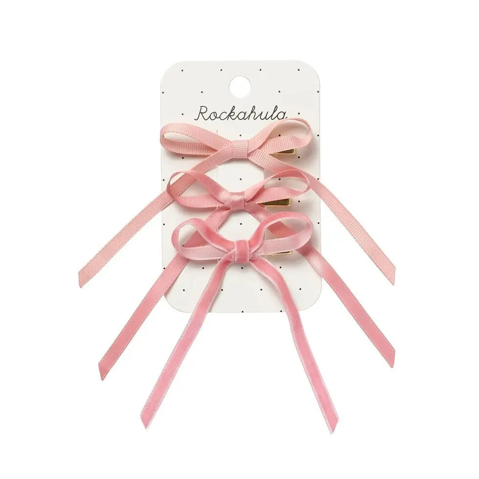 Very Cutesy Long Bow Clips Rockahula
