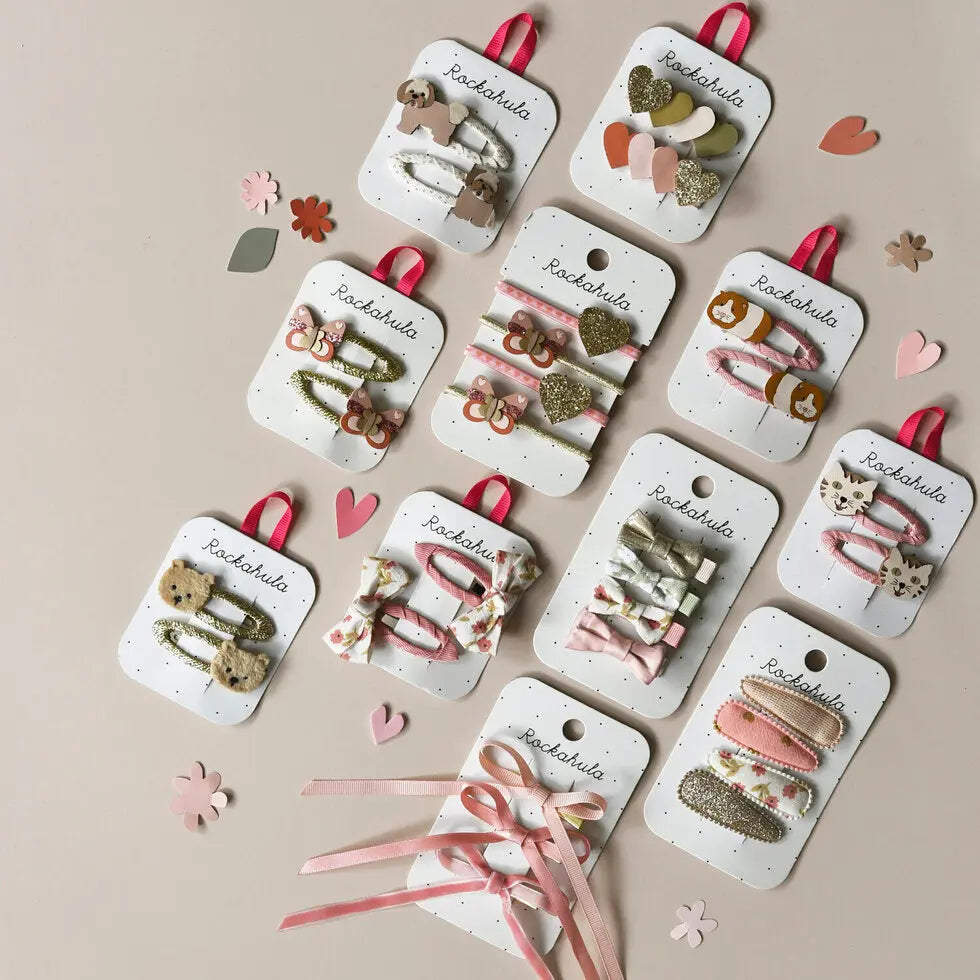 Very Cutesy Long Bow Clips Rockahula