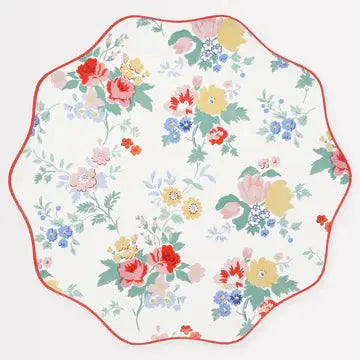 Vintage Floral Dinner Plates(x8) Meri Meri