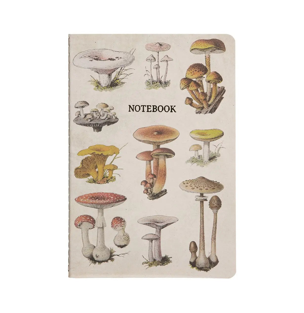 Vintage Mushrooms A5 Notebook SASS AND BELLE