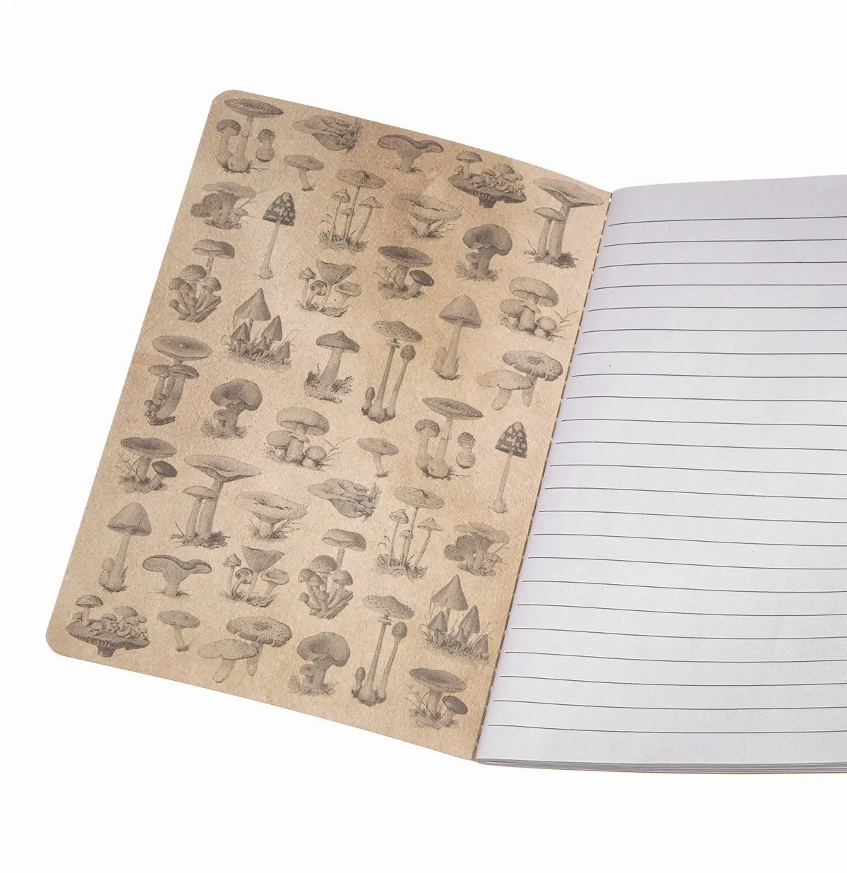 Vintage Mushrooms A5 Notebook SASS AND BELLE