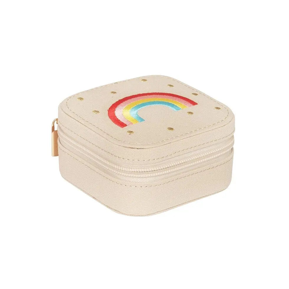 Vintage Rainbow Square Jewellery Box Rockahula