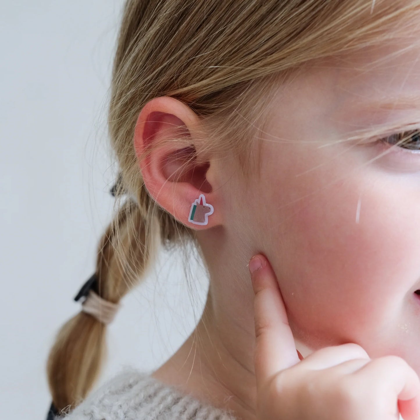 Mixed adhesive earrings