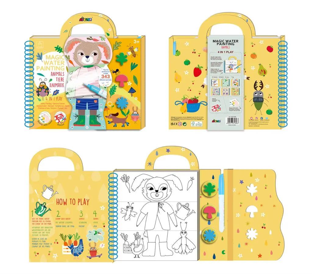 WATER PAINTING - FOREST ANIMALS Dam