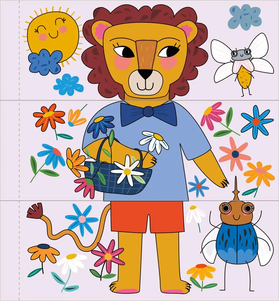 WATER PAINTING - FOREST ANIMALS Dam