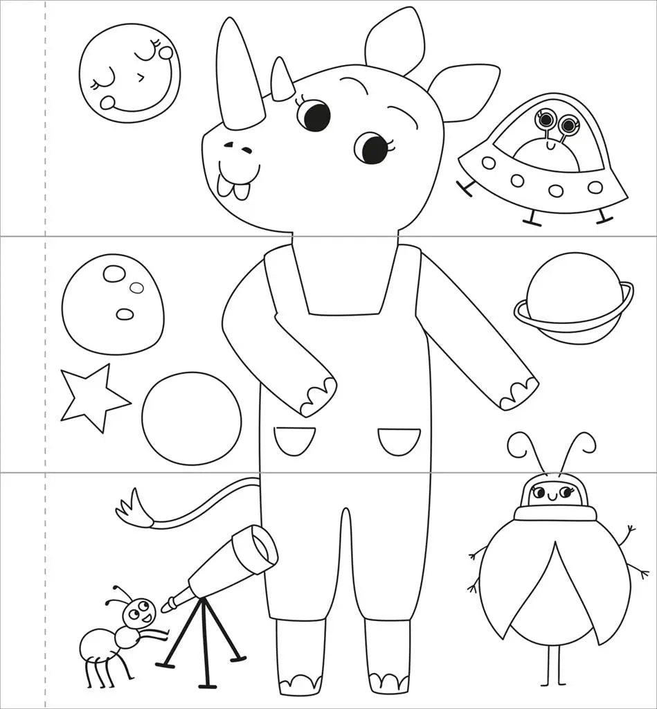 WATER PAINTING - FOREST ANIMALS Dam