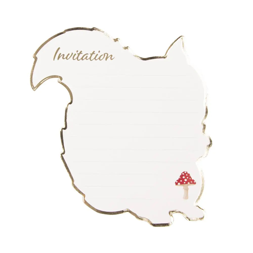 WOODLAND INVITATION SET OF 8 Tim&Puce Factory