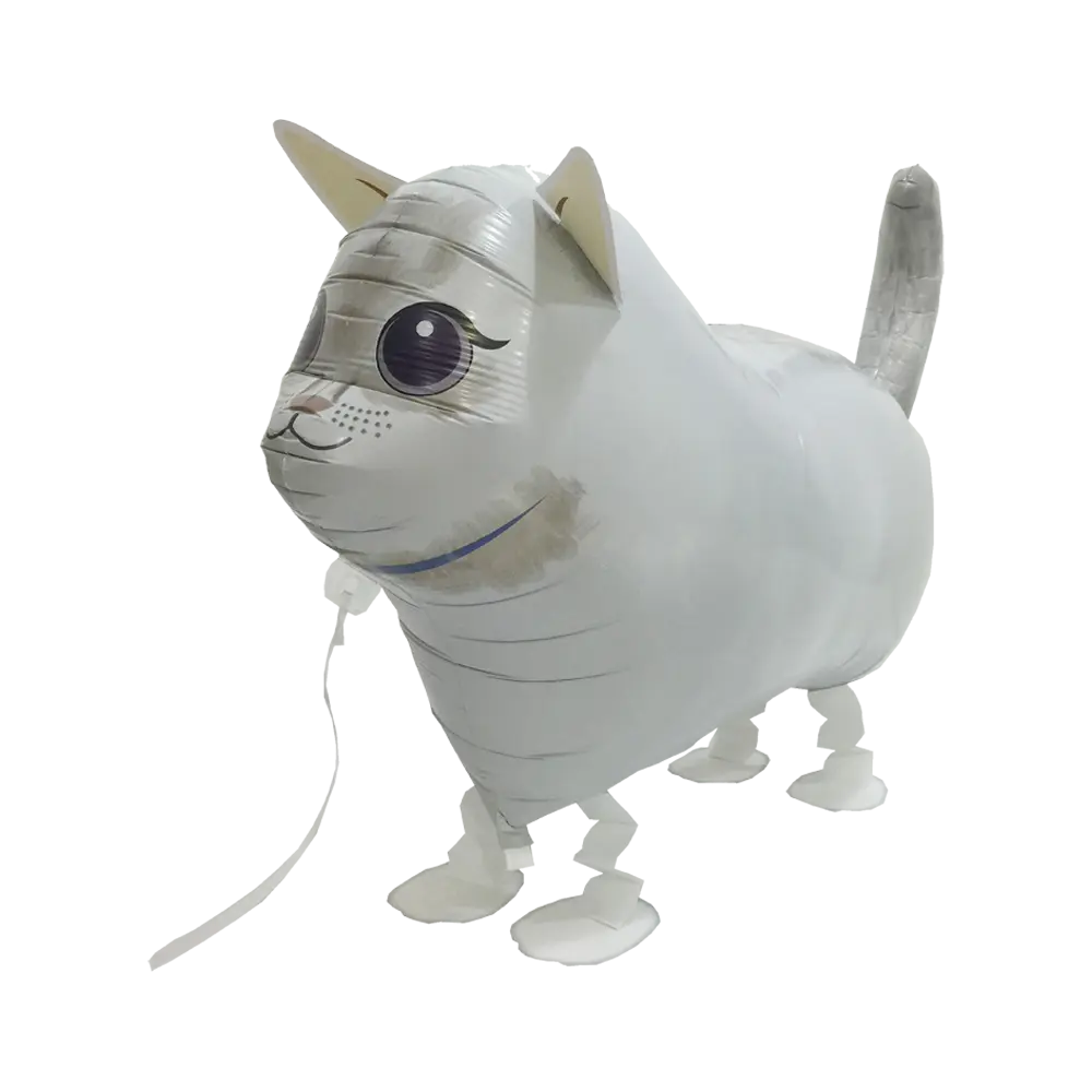 Walking Balloon White Cat "22 Balloons World Store