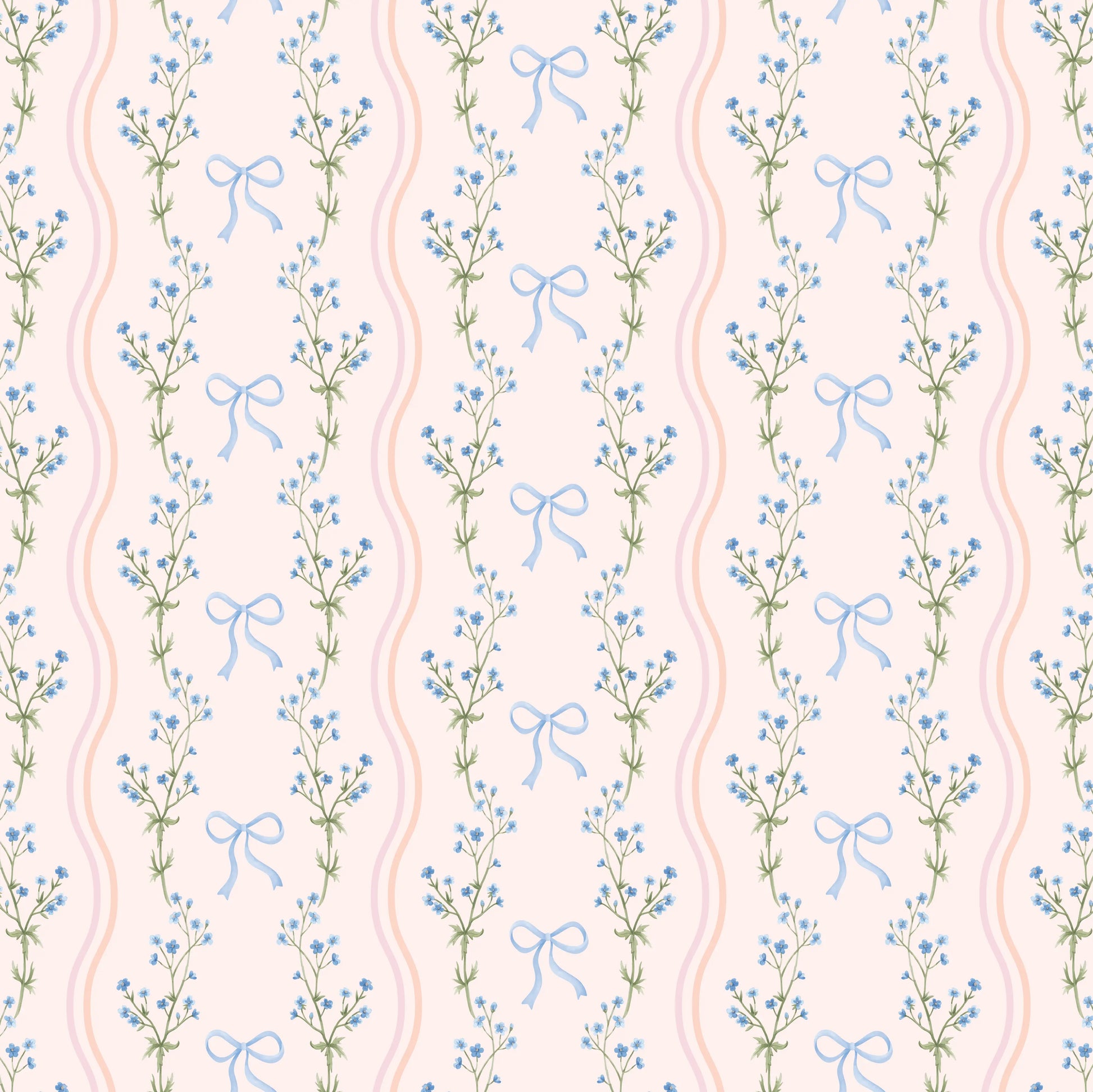 Watercolor Bow Wavy Stripe Wrapping Paper - Roll of 3 Sheets: Roll - Set of 3 Sheets Rock Paper Scissors