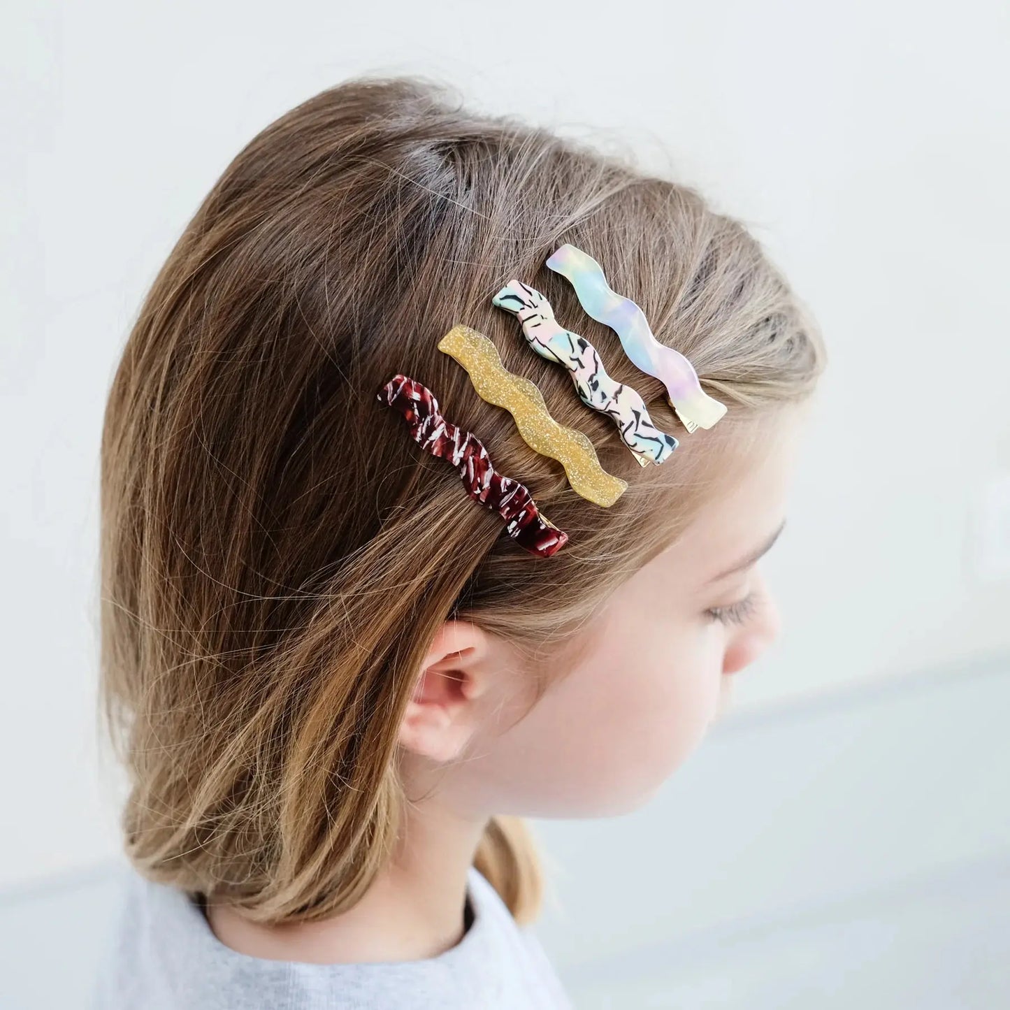 Wavy acetate clips Mimi & Lula