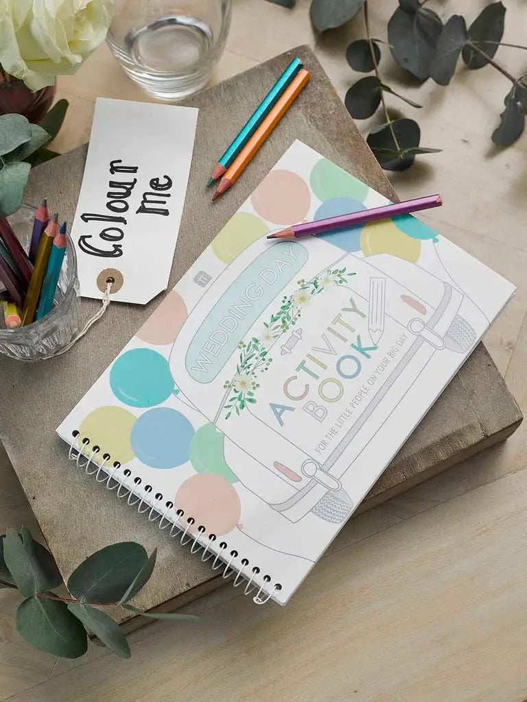 Wedding Day Activity Book for Kids Talking Tables