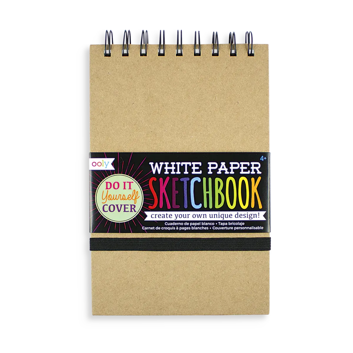 White DIY Cover Sketchbook Meri Meri
