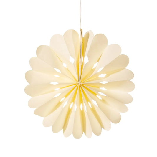 White Snowflake Paper Decoration SASS AND BELLE